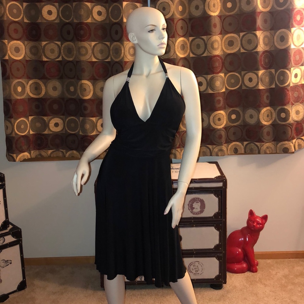 Guess Halter Cocktail Dress